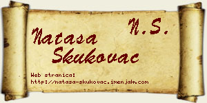 Nataša Skukovac vizit kartica